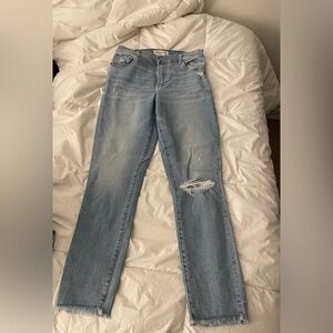Abercrombie High Rise Super Skinny Ankle Jean